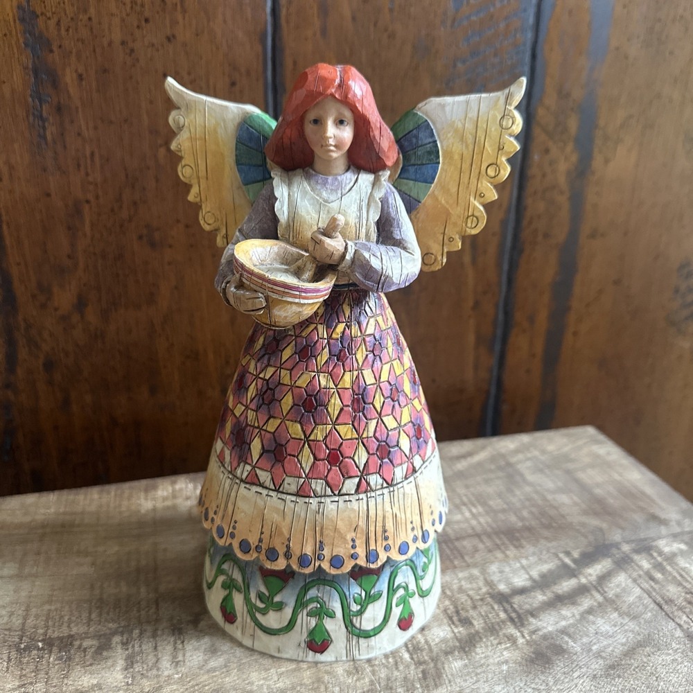 Vintage Jim Shore "Angel of Contentment"  Figurine ‎ B108923. 2002  Gorgeous!!